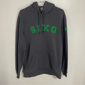 Vintage NIKE 6.0 SIX 0 Embroidered Graphic Cotton Pullover Hoodie Size Medium